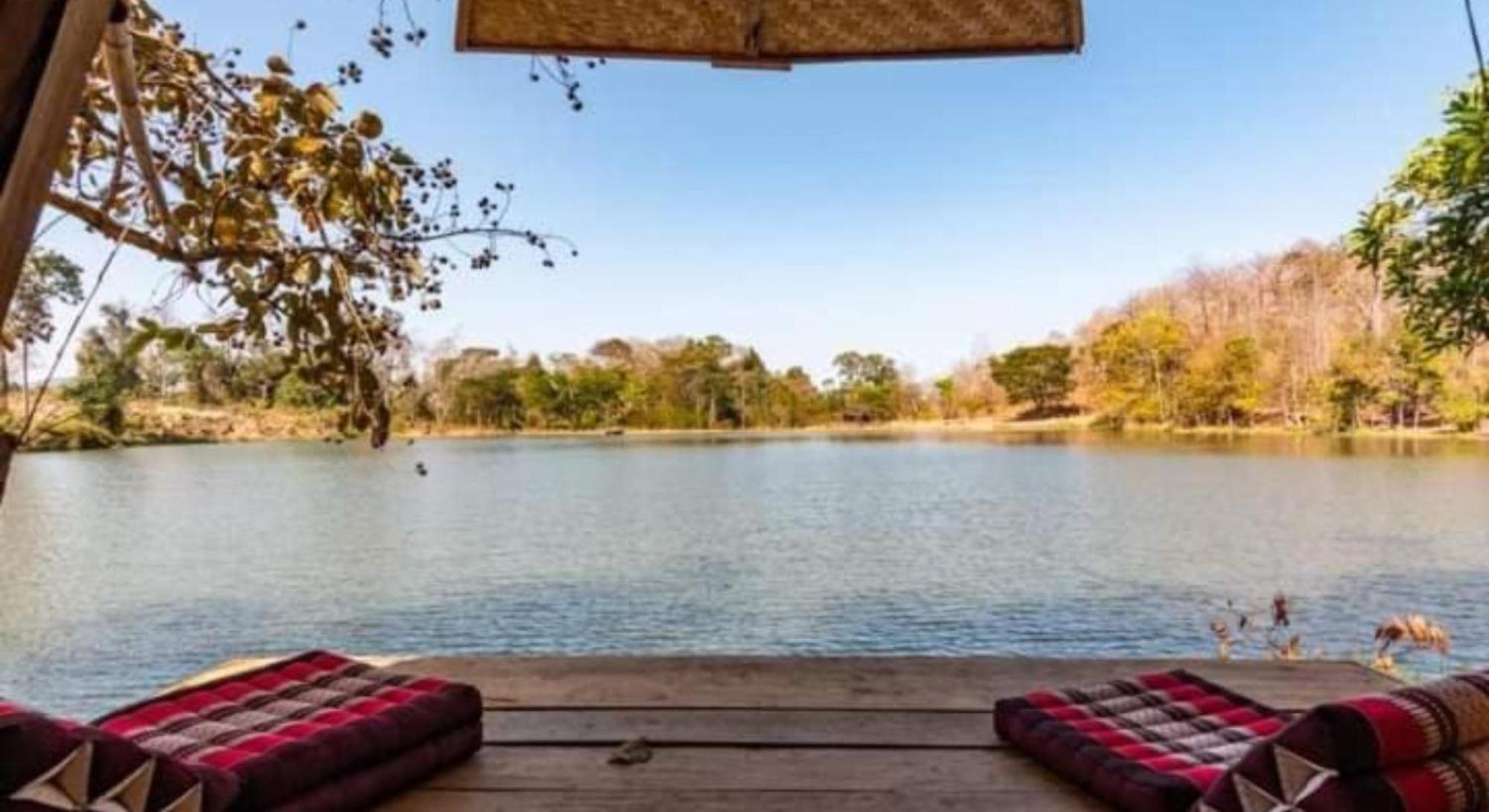 Fandee Island Treehouses & Ziplines - Tad Lo, Bolaven Loop Pakse Ban Kiangtat Ngoại thất bức ảnh